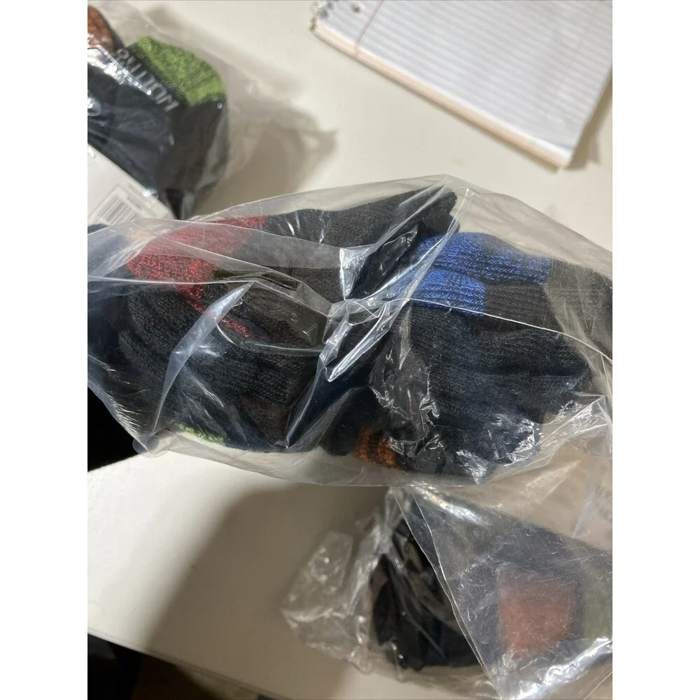 FRUIT OF THE LOOM SIZE 3-9 Boys Socks No Show Cushioned 10 Pair Black F